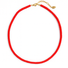 Load image into Gallery viewer, Perfect Red Beaded Necklace