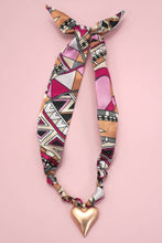 Load image into Gallery viewer, Hannah Scarf Charm Necklace
