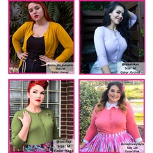 Load image into Gallery viewer, Women's 3/4 Sleeve Crewneck Knit Cardigan Sweater CO079M: PEACH BEIGE / S
