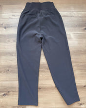 Load image into Gallery viewer, flat lay of the back of ash gray pull on pant
