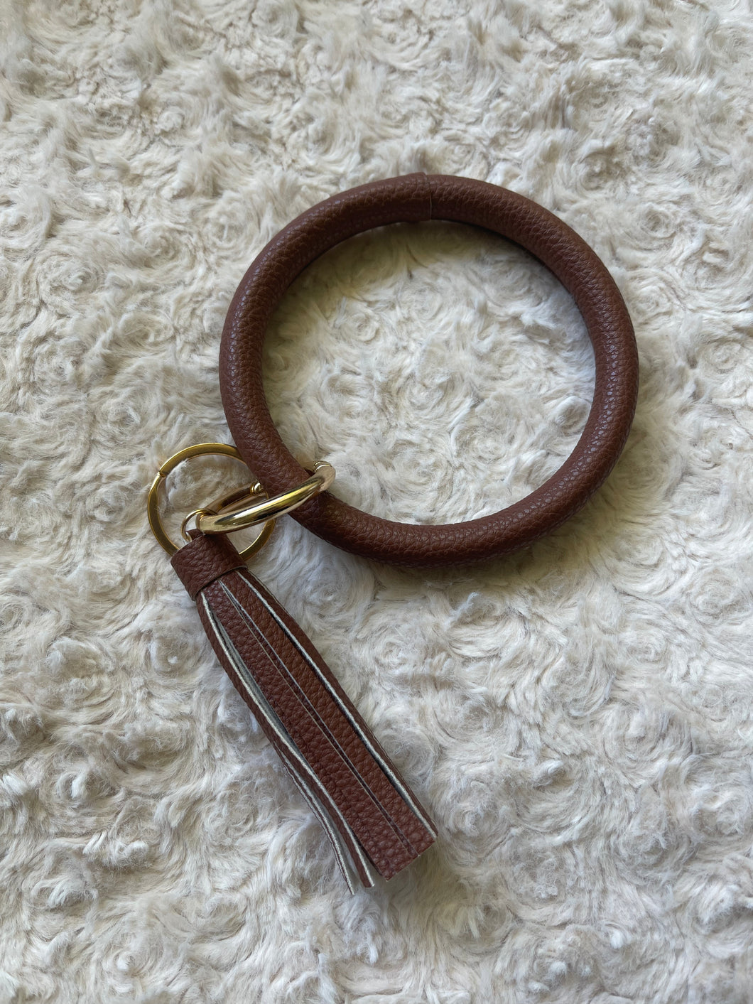 Lynne Bracelet Keychain - Brown